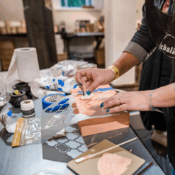 Elastyczny szablon wielokrotnego użytku do stylizacji i dekoracji mebli Chalk-it 707 FLORAL