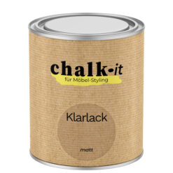 Lakier matowy Chalk-it bezbarwny do mebli, blatów i innych powierzchni drewnianych 0,75L