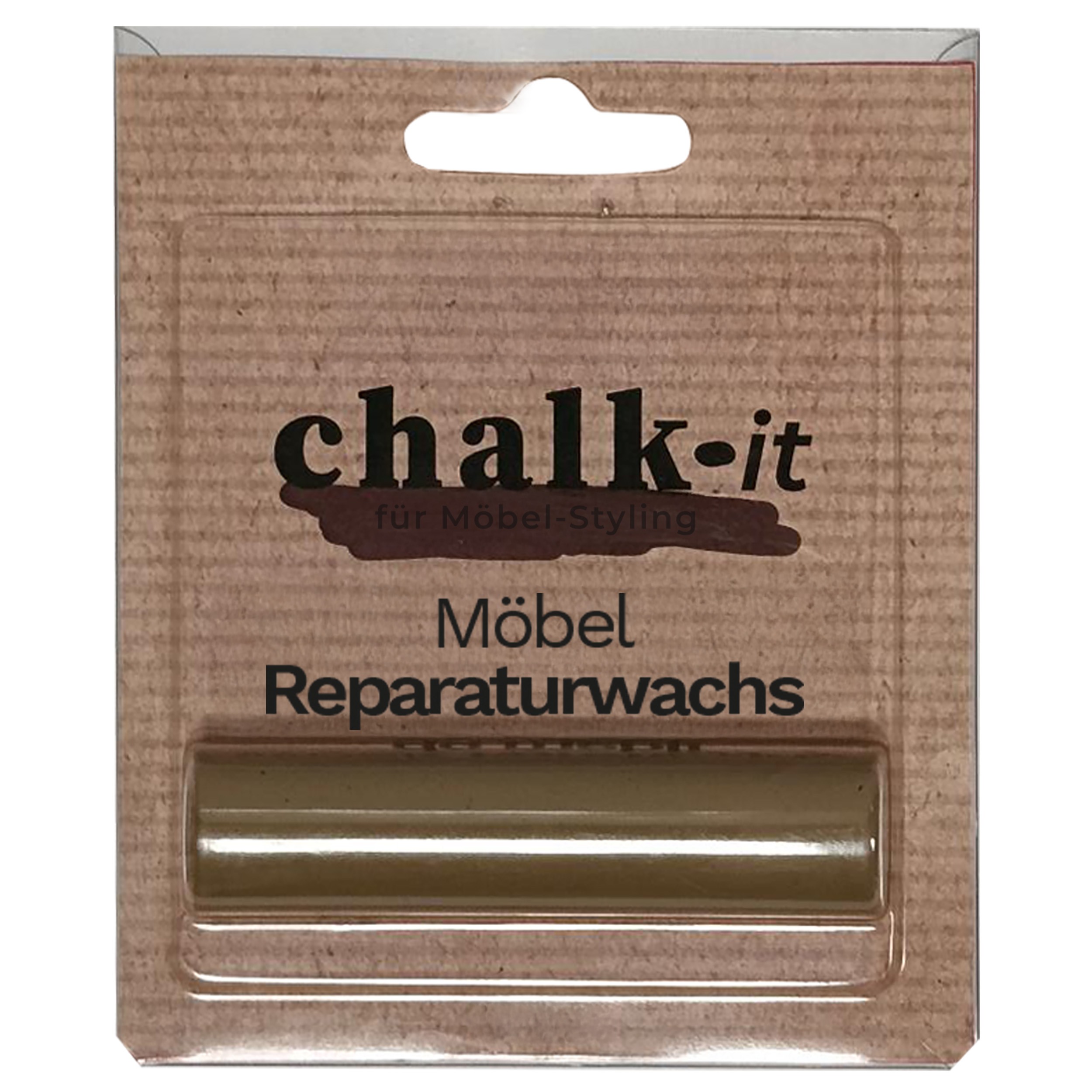 Miękki Wosk Korekcyjny do ubytków, zarysowań, pęknięć, wgnieceń oraz pęknięć Chalk-it DĄB NATURALNY 14g