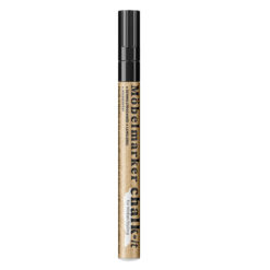 Wodoodporny marker do stylizacji mebli Chalk-it Czarny 10ml Niezmywalny, do różnych powierzchni