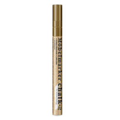 Wodoodporny marker do stylizacji mebli Chalk-it Złoty 10ml Niezmywalny, do różnych powierzchni
