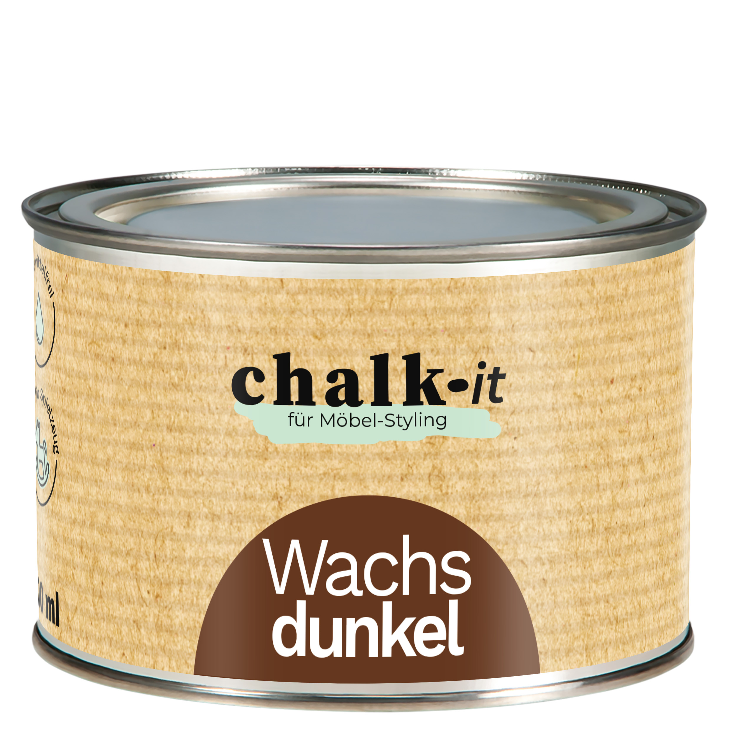Wosk Chalk-it do ochrony i pielęgnacji drewna Ciemny 400ml