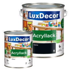 Alternative view of Emalia akrylowa 0,75L LuxDecor Lakier do metalu i drewna Połysk (02) Weißer Kristall/Biały kryształ