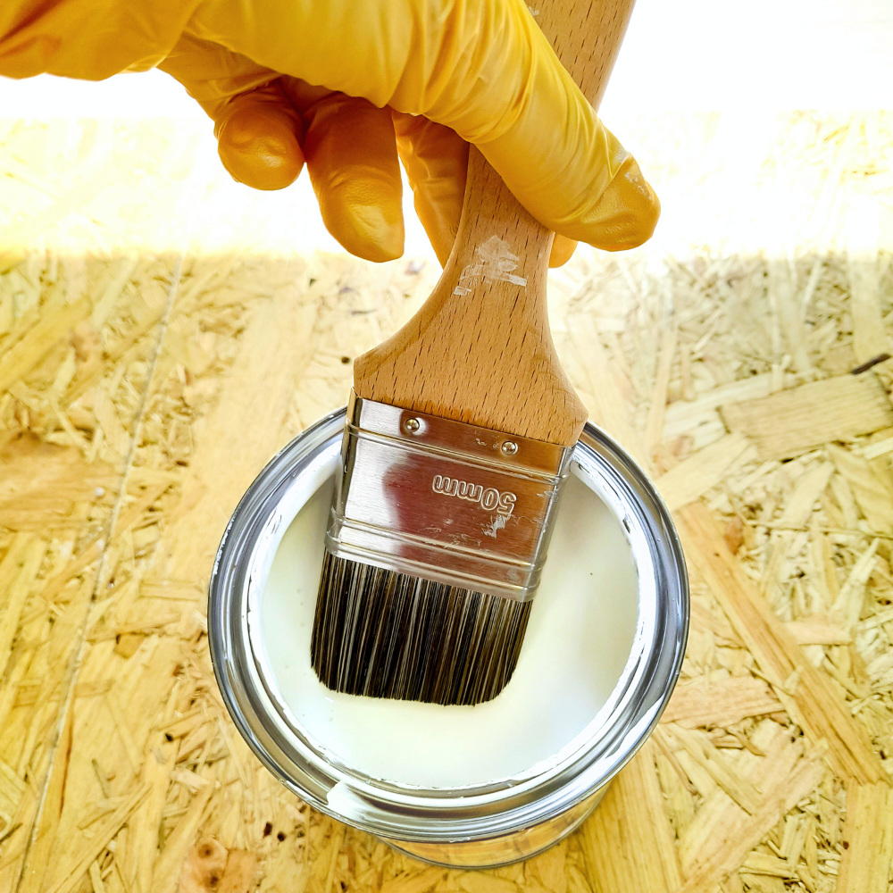 Emalia akrylowa 2,2L LuxDecor Lakier do metalu i drewna Mat (26) Mandel-Mousse/Mus migdałowy - obrazek 5