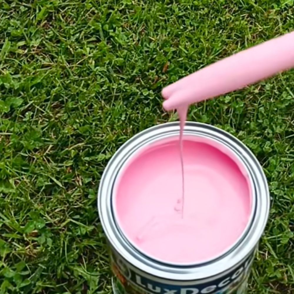 Emalia akrylowa 2,2L LuxDecor Lakier do metalu i drewna Mat (26) Mandel-Mousse/Mus migdałowy - obrazek 7