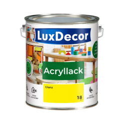 Emalia akrylowa 2,2L LuxDecor Lakier do metalu i drewna Połysk (18) Ägyptische Sonne/Egipskie słońce