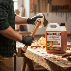 Olej Lniany 100% 4L Czysty Olej Lniany LEVEL+ Pokost Lniany L+33