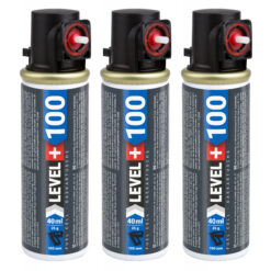 Gaz do Sztyfciarek i Gwoździarek Gazowych LEVEL+ 3 szt. Nabój do Gwoździarek 100mm 40ml 25g Nabój Gazowy L+100